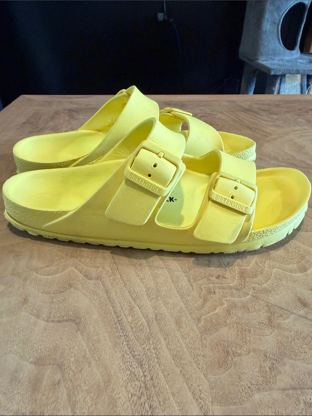 Birkenstock Arizona Eva Essentials Sandals Size 41 Yellow